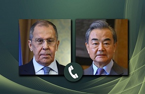 О телефонном разговоре Министра иностранных дел Российской Федерации С.В.Лаврова с Министром иностранных дел Китайской Народной Республики Ван И О телефонном разговоре Министра иностранных дел Российской Федерации С.В.Лаврова с Министром иностранных дел Китайской Народной Республики Ван И