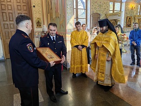 О передаче в дар Храму Успения Пресвятой Богородицы иконы с изображением святого Георгия Победоносца О передаче в дар Храму Успения Пресвятой Богородицы иконы с изображением святого Георгия Победоносца